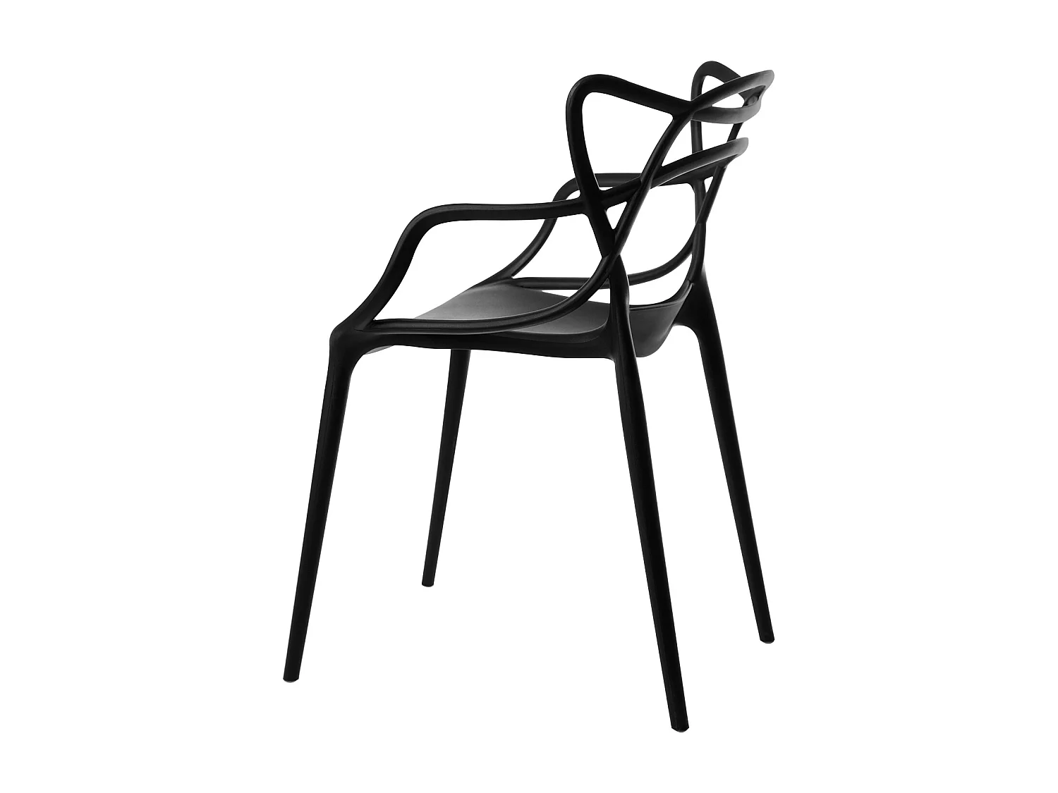 Silla original con reposabrazos Valentino.-Color Negro