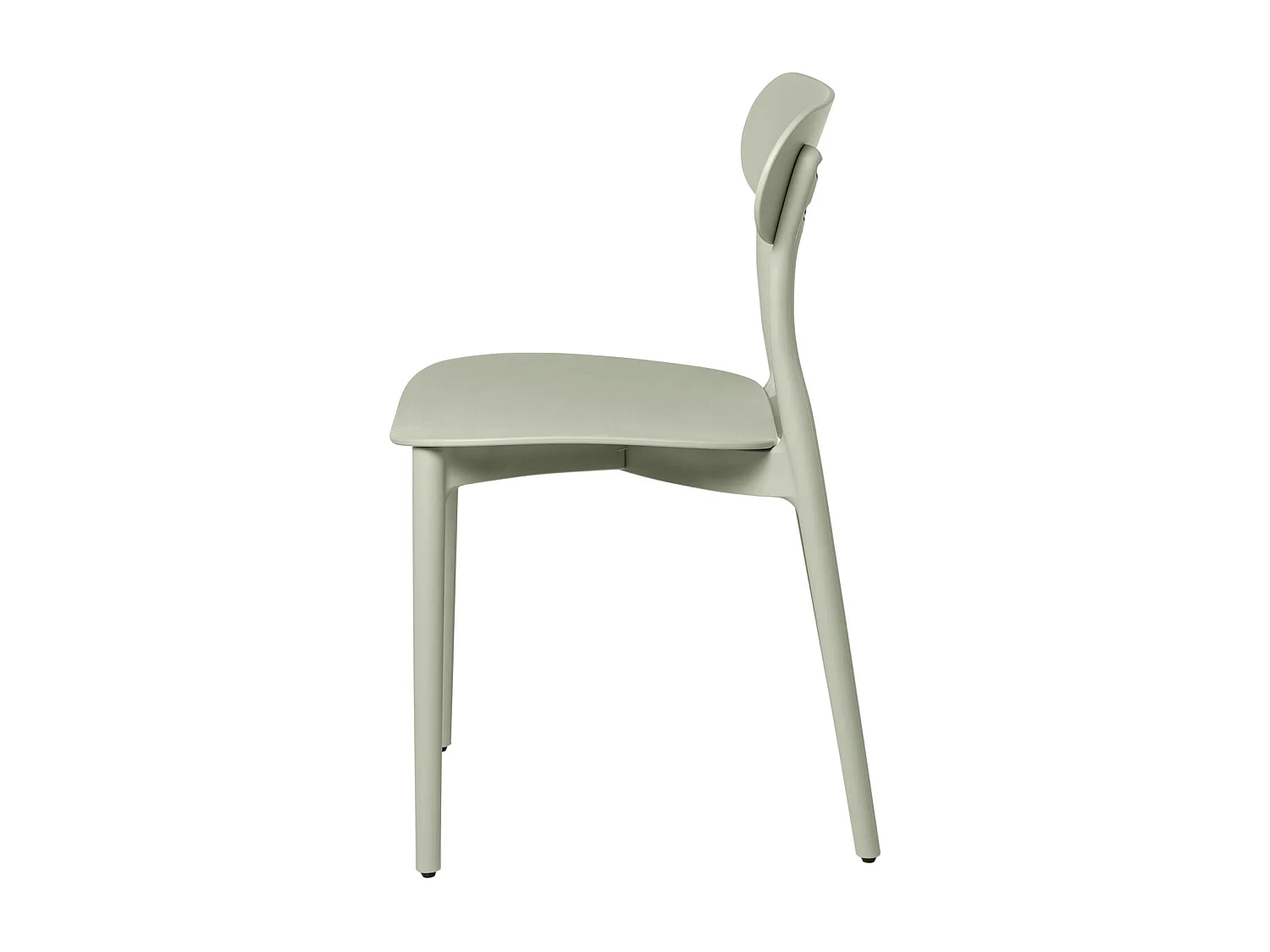 Silla de diseño moderno en polipropileno Gala – Ideal para la cocina-Color Verde celadón