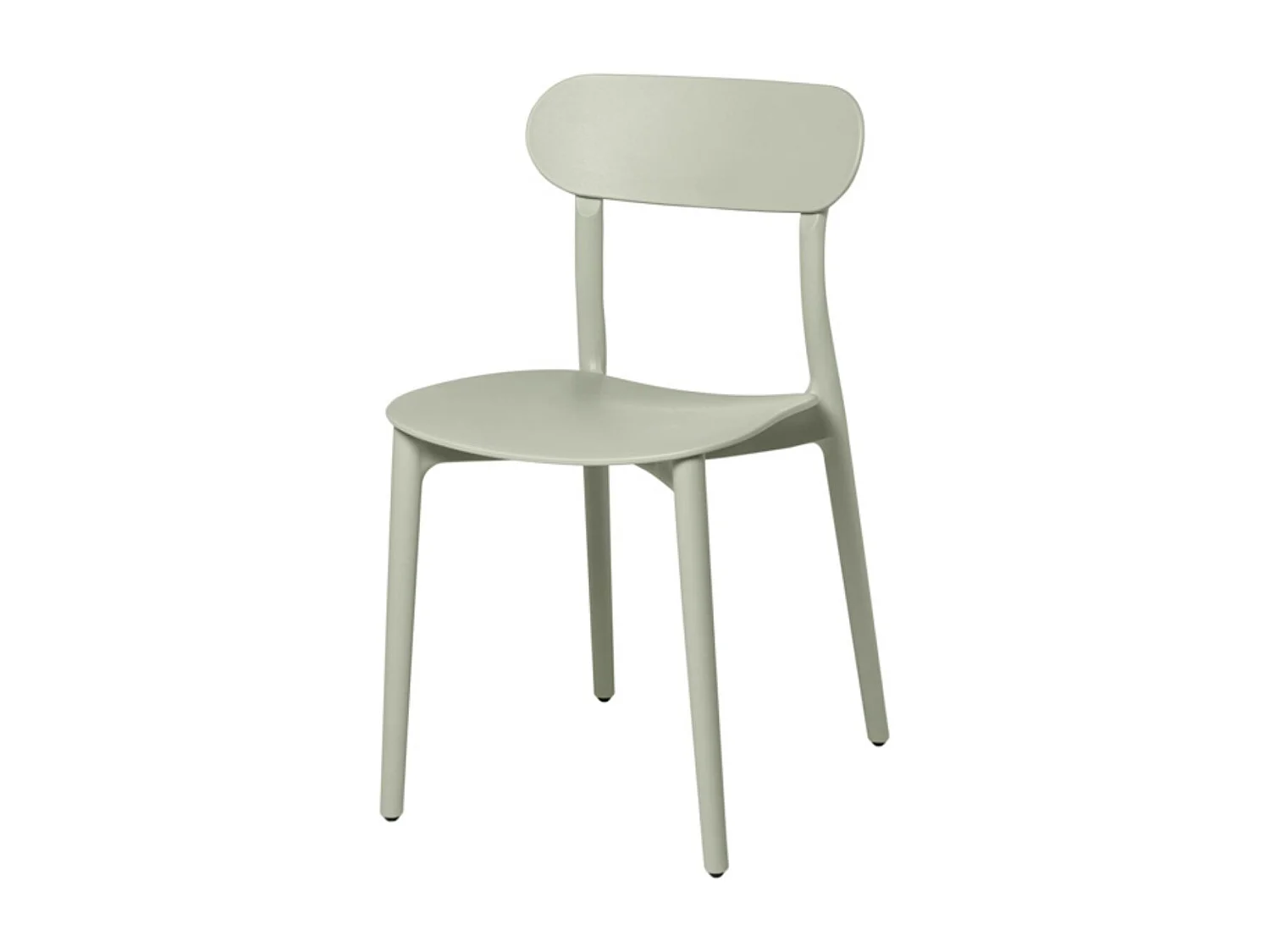 Silla de diseño moderno en polipropileno Gala – Ideal para la cocina-Color Verde celadón