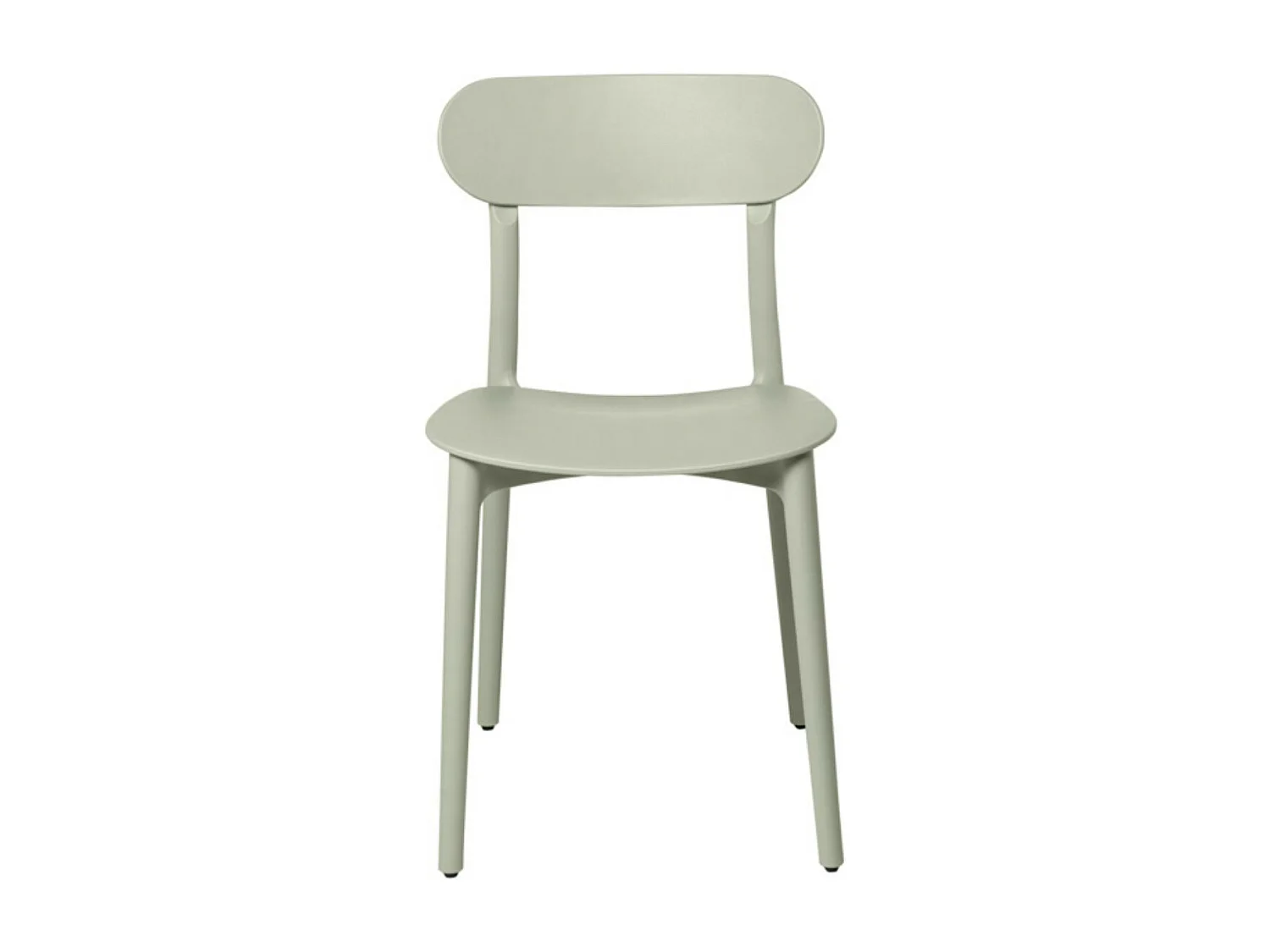 Silla de diseño moderno en polipropileno Gala – Ideal para la cocina-Color Verde celadón