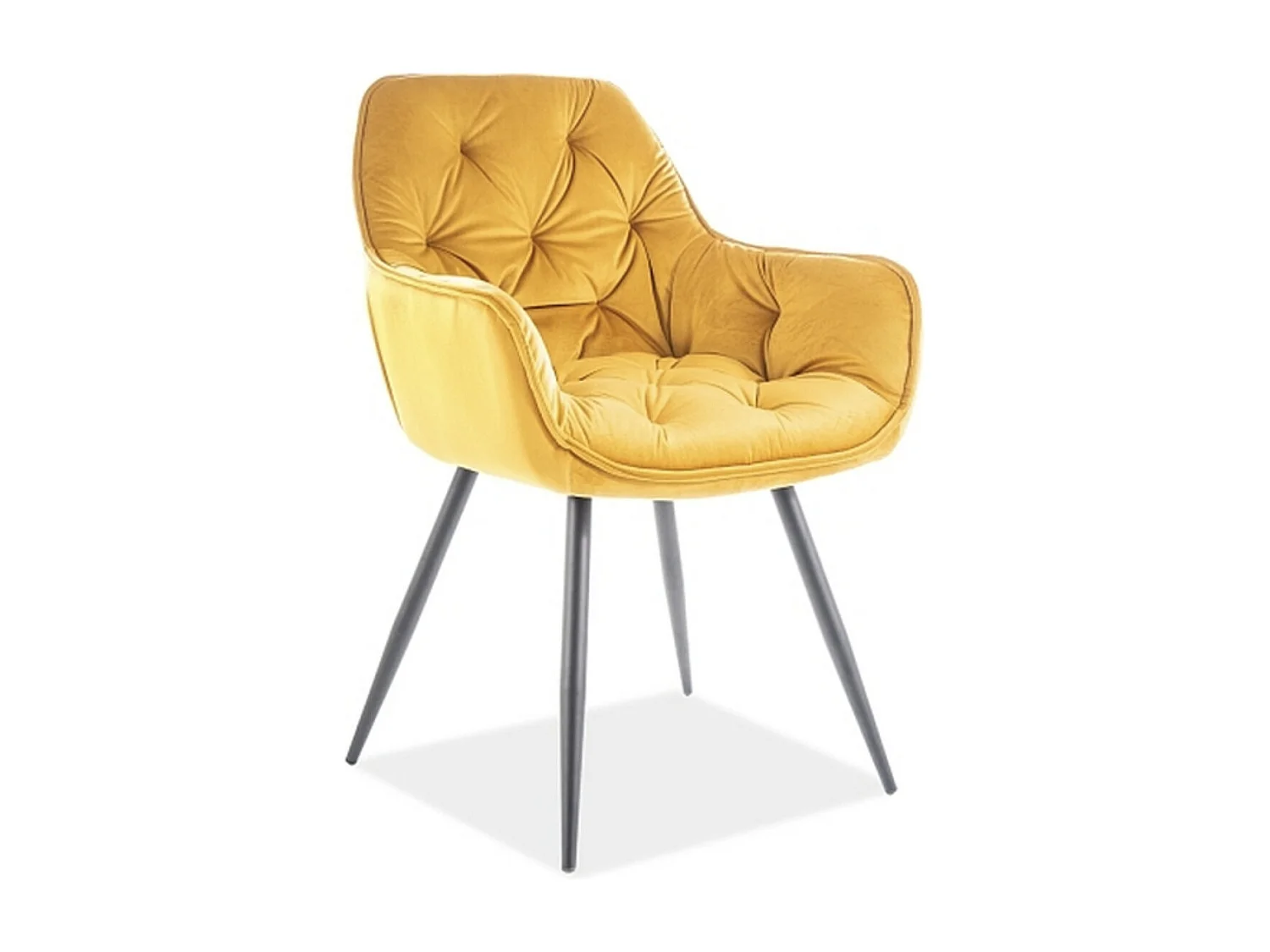 Krzesło CHERRY VELVET curry