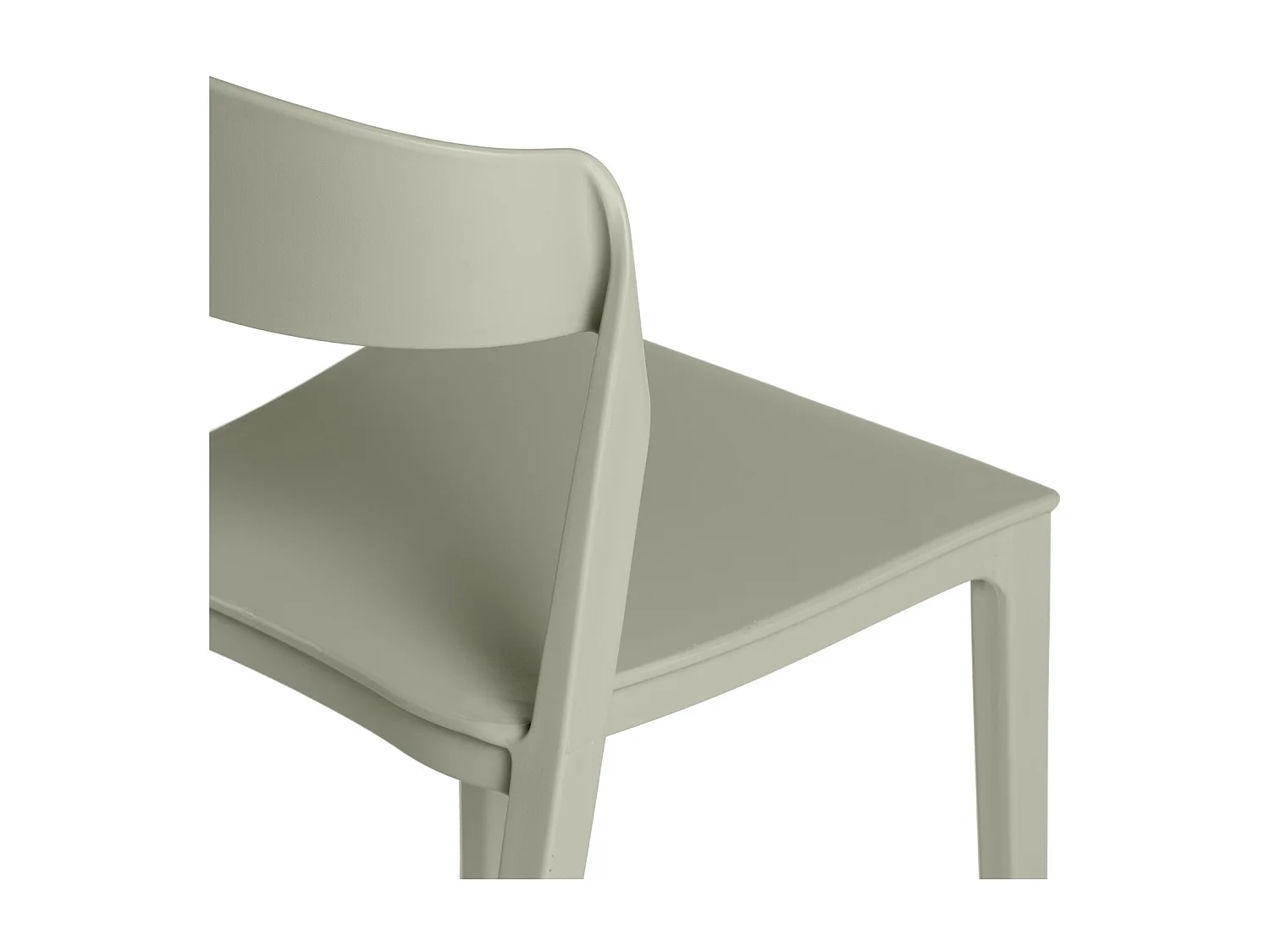 Chaise moderne polypropylène vert menthe Adel