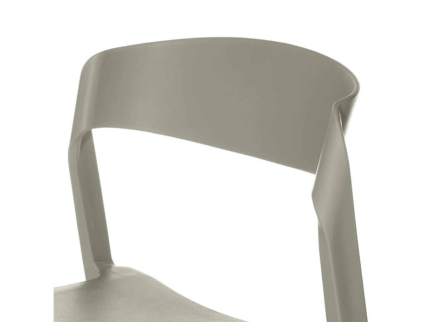 Chaise moderne polypropylène vert menthe Adel