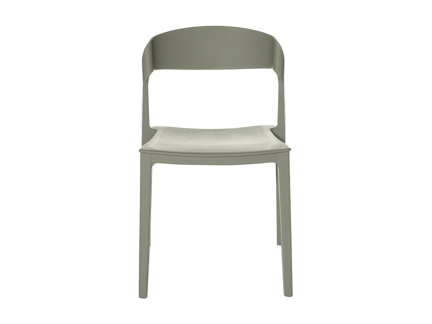 Chaise moderne polypropylène vert menthe Adel