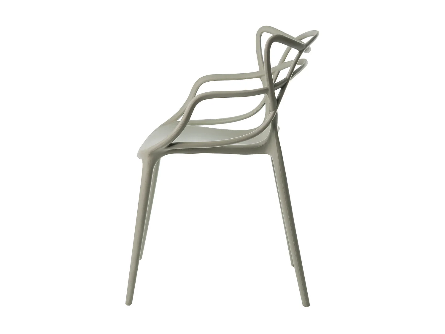 Silla original con reposabrazos Valentino.-Color Moca