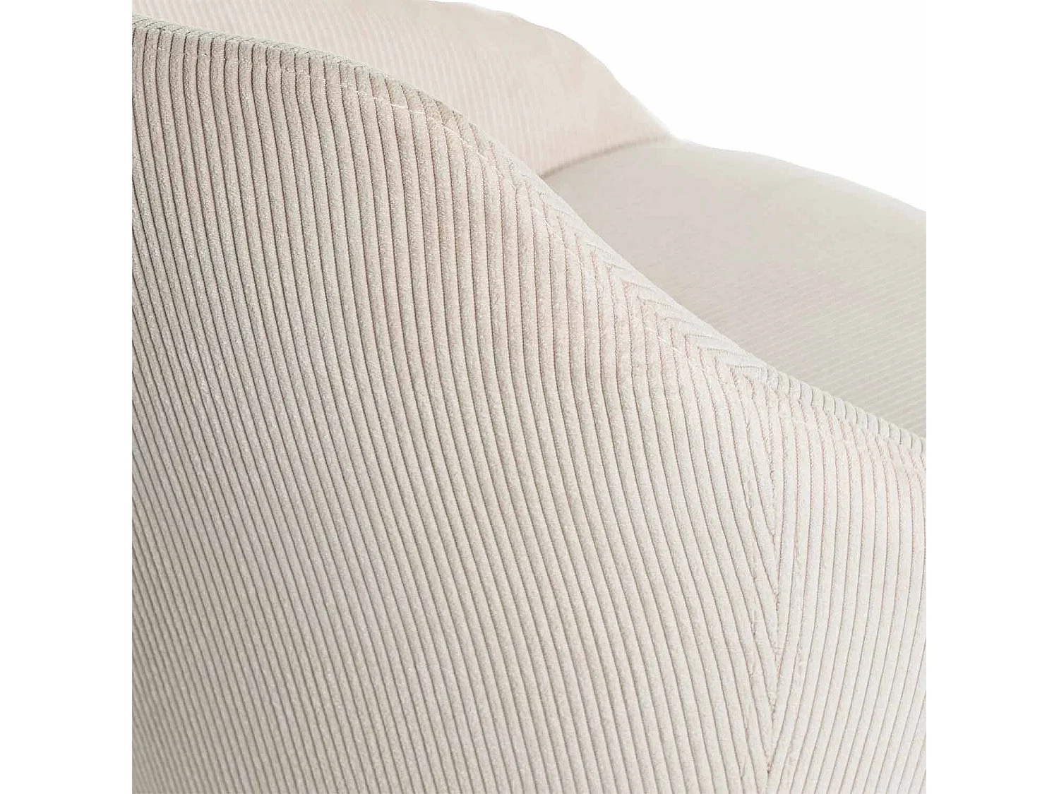 Chaise moderne Maggie - Élégance en velours et pieds métal noir-Couleur Beige clair