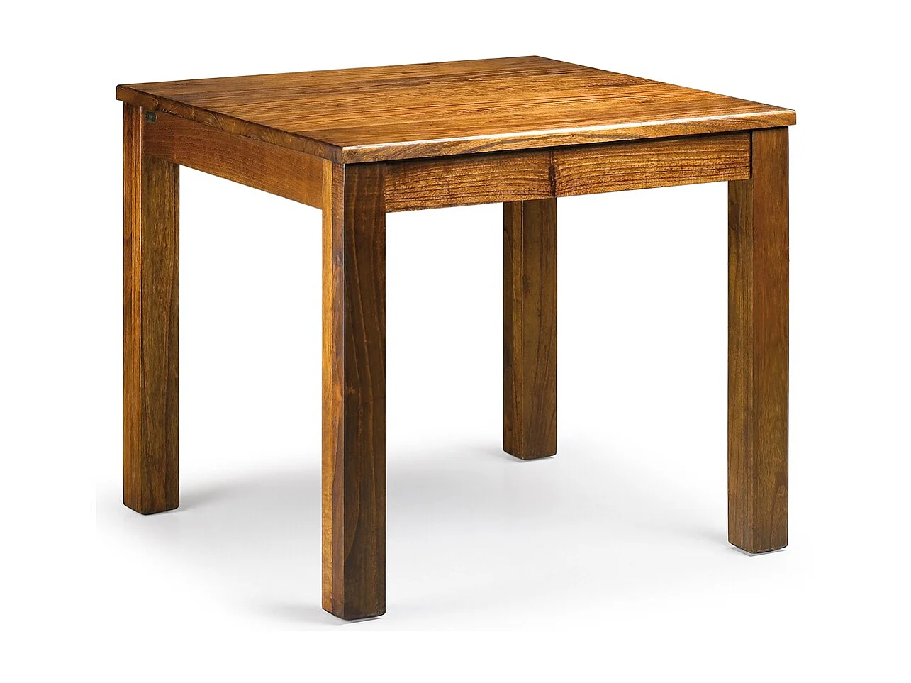 Table de repas carrée en bois massif de Mindy Orka 90cm