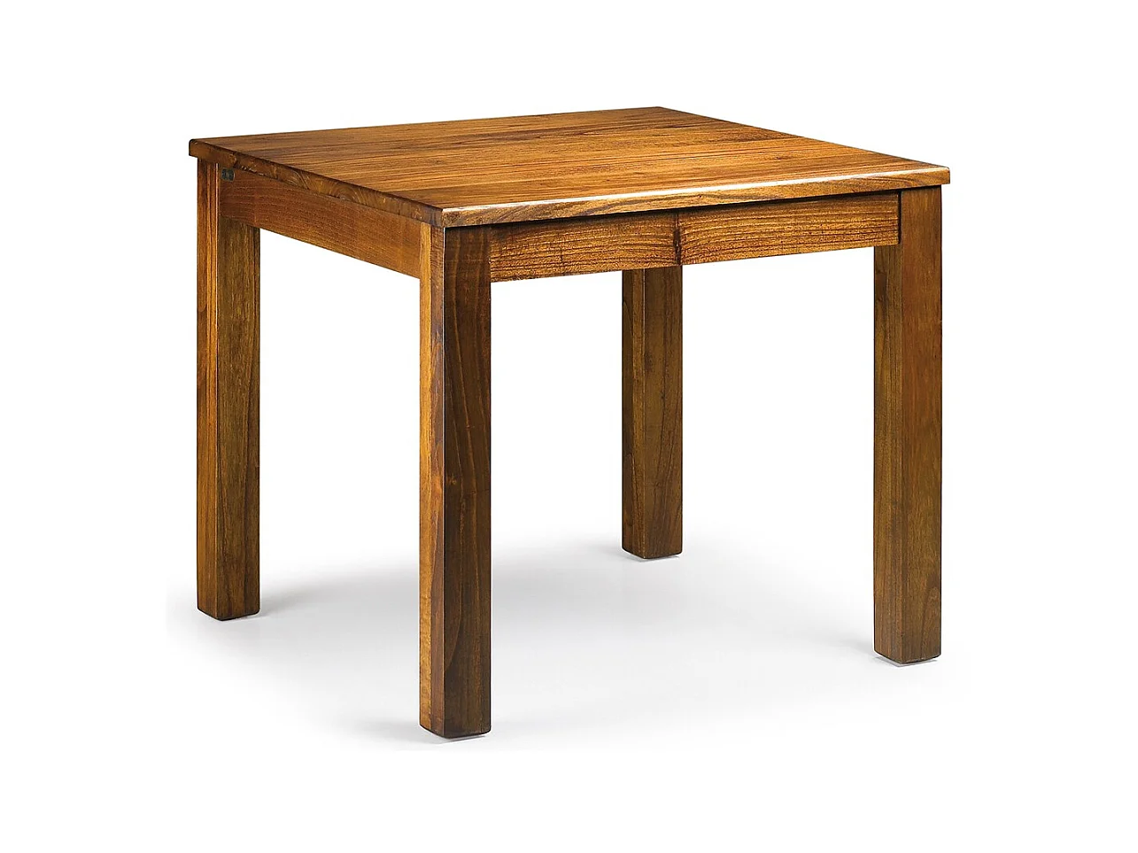 Table de repas carrée en bois massif de Mindy Orka 90cm