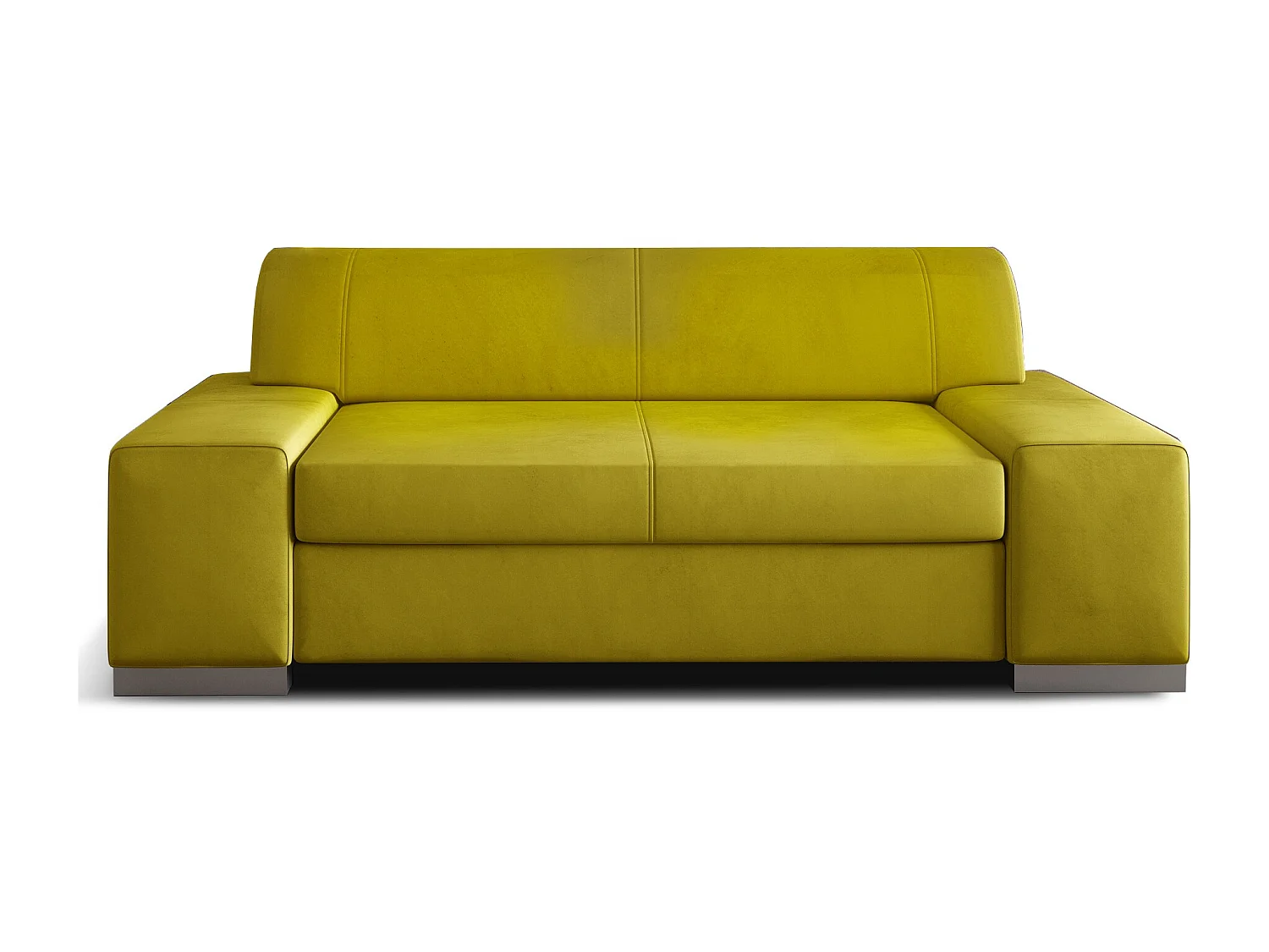 Plazo minimalistische 2/3-zits anijsgroene fluwelen bank 190 cm