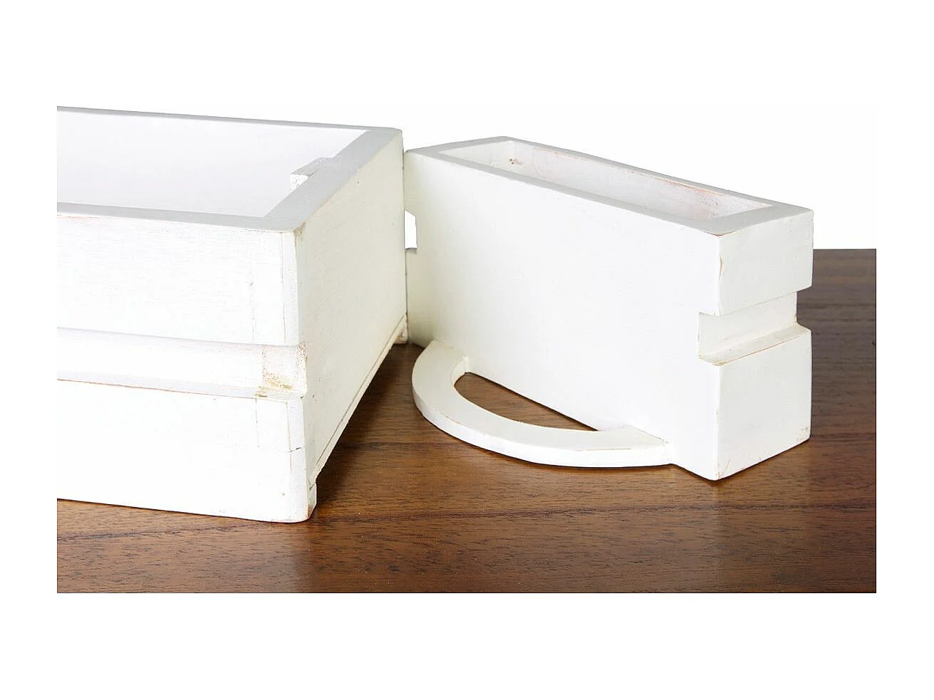 Vitrina 2 puertas 6 cajones madera maciza de mindi Kretos 105 cm