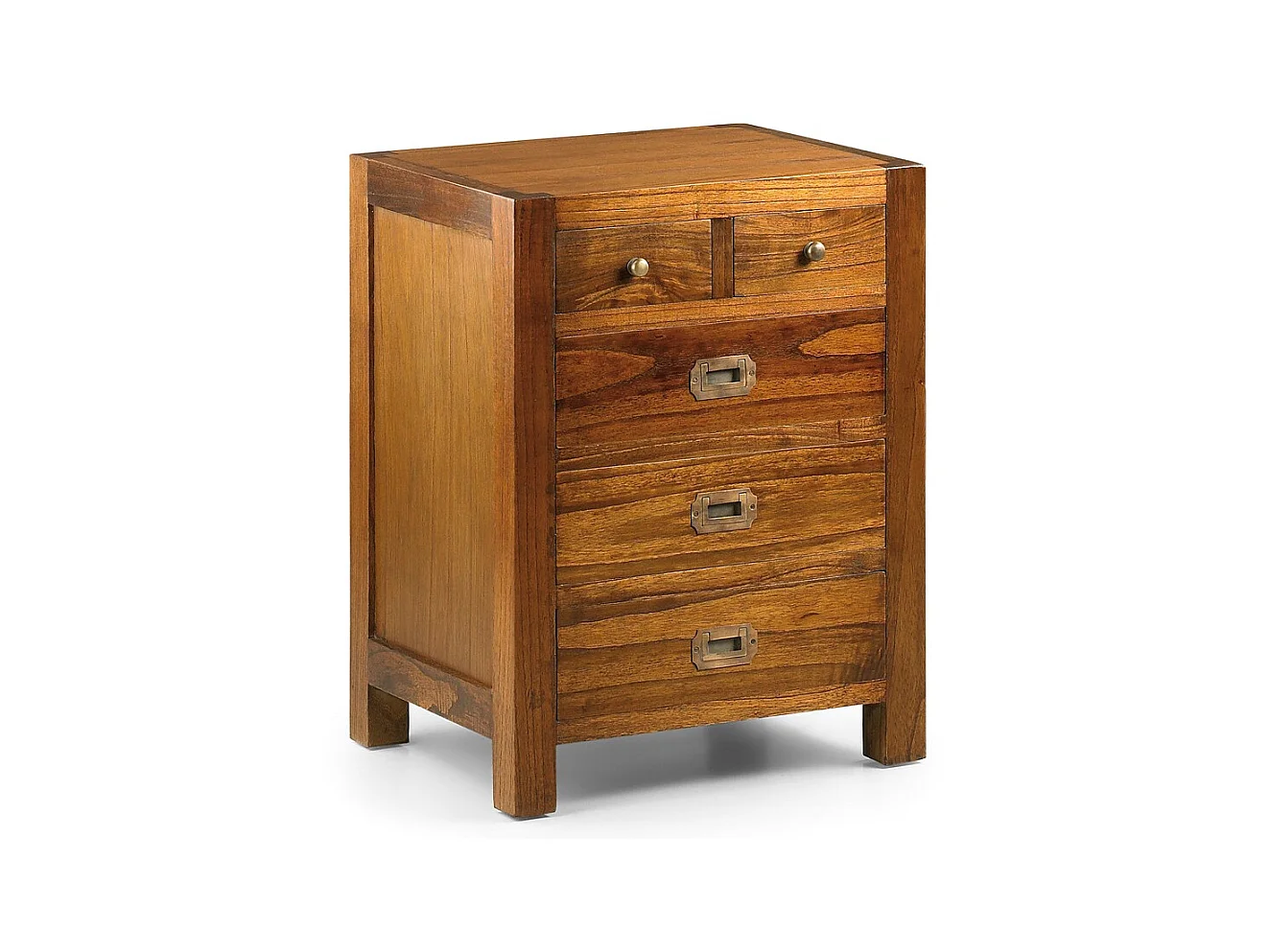 Rangement en bois massif de Mindy 5 tiroirs Orka 50cm