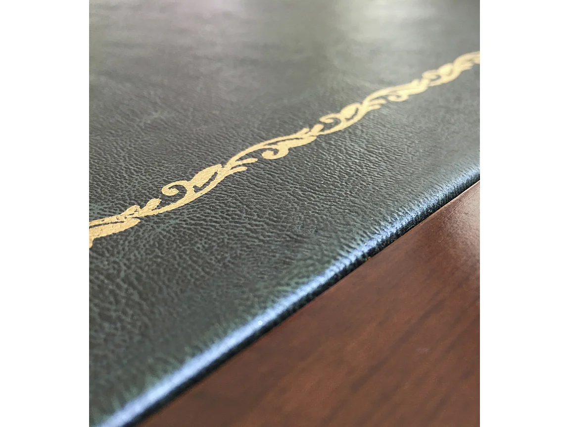 Commode bureau en bois d'acajou marron Castle 90cm