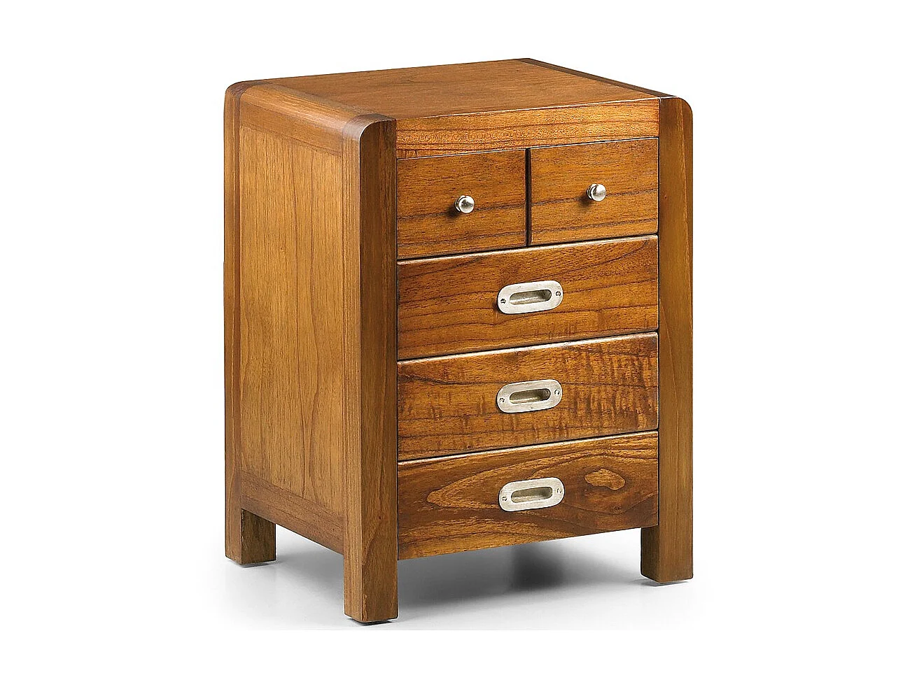 Rangement en bois massif de Mindy 5 tiroirs Sotchy 45cm