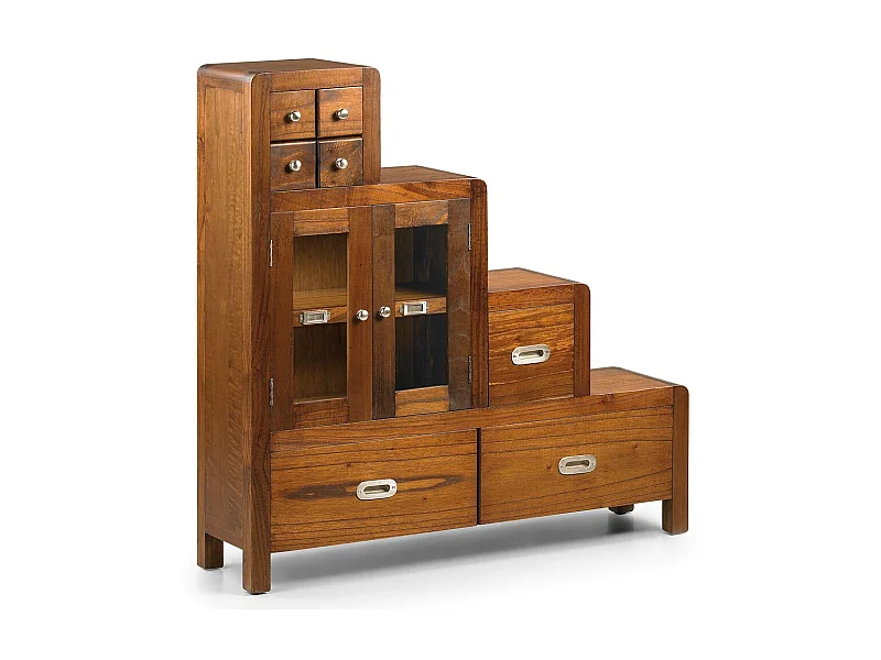 Linker trapopbergmeubel in massief hout van Mindy Sotchy 98 cm