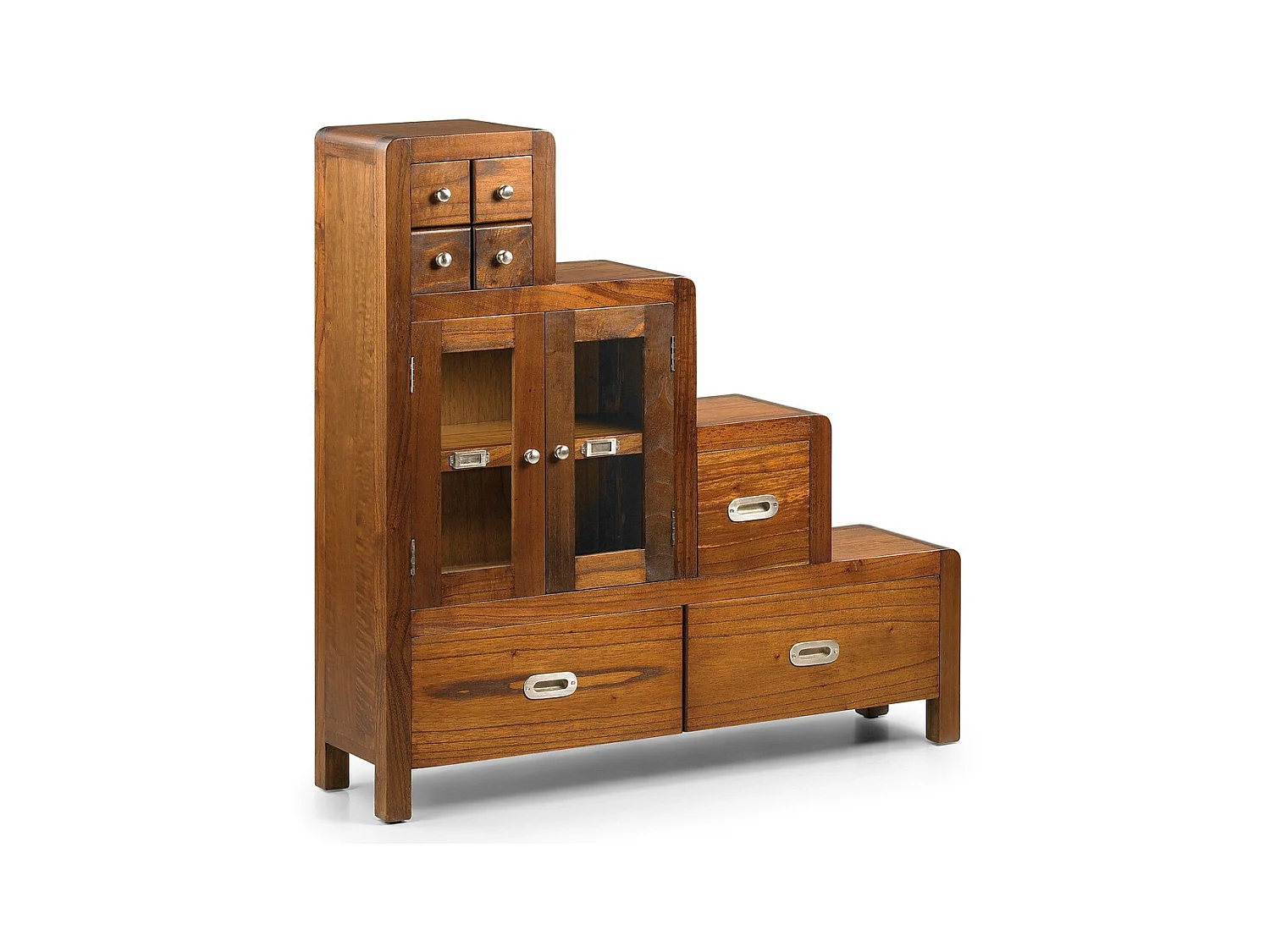 Meuble de rangement escalier gauche en bois massif de Mindy Sotchy 98cm
