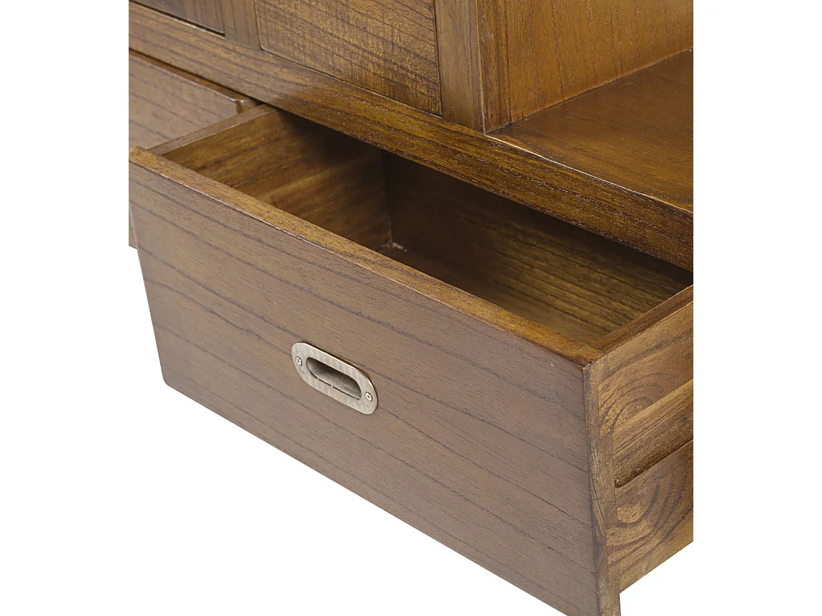 Linker trapopbergmeubel in massief hout van Mindy Sotchy 98 cm