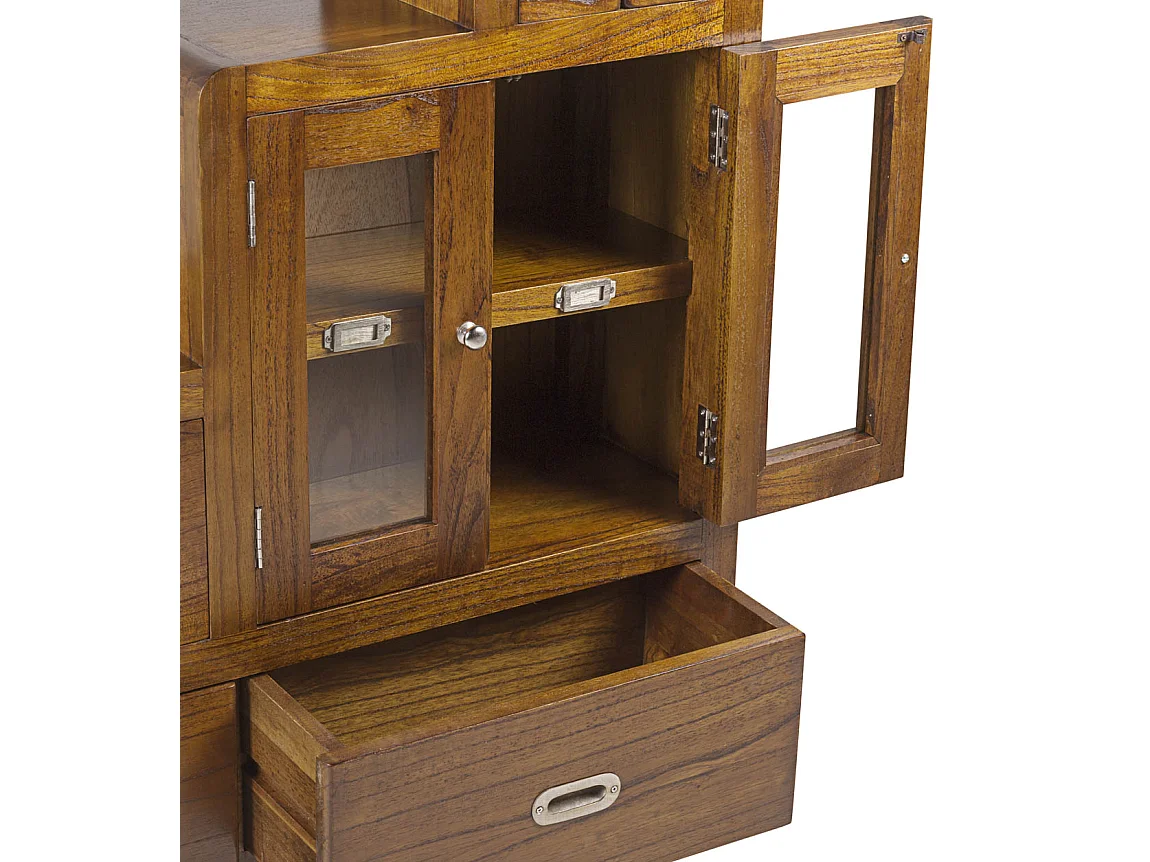 Meuble de rangement escalier droit en bois massif de Mindy Sotchy 98cm