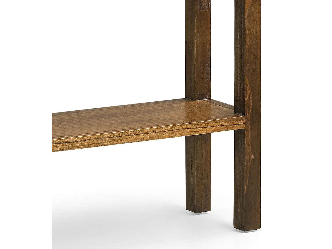 Console en bois massif de Mindy 3 tiroirs 1 tablette Orka 95cm