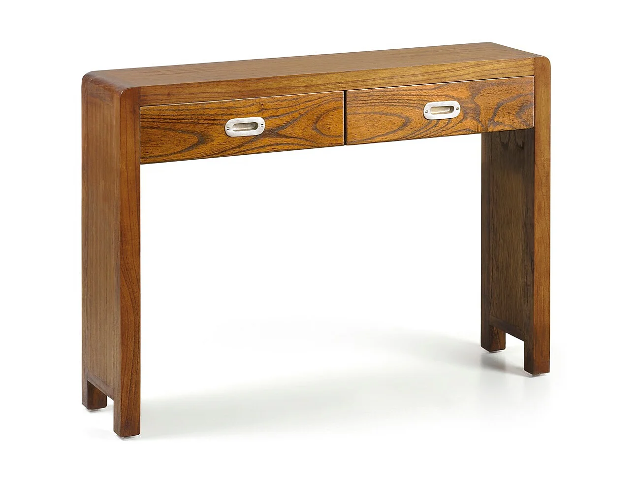 Console en bois massif de Mindy 2 tiroirs Sotchy 110cm