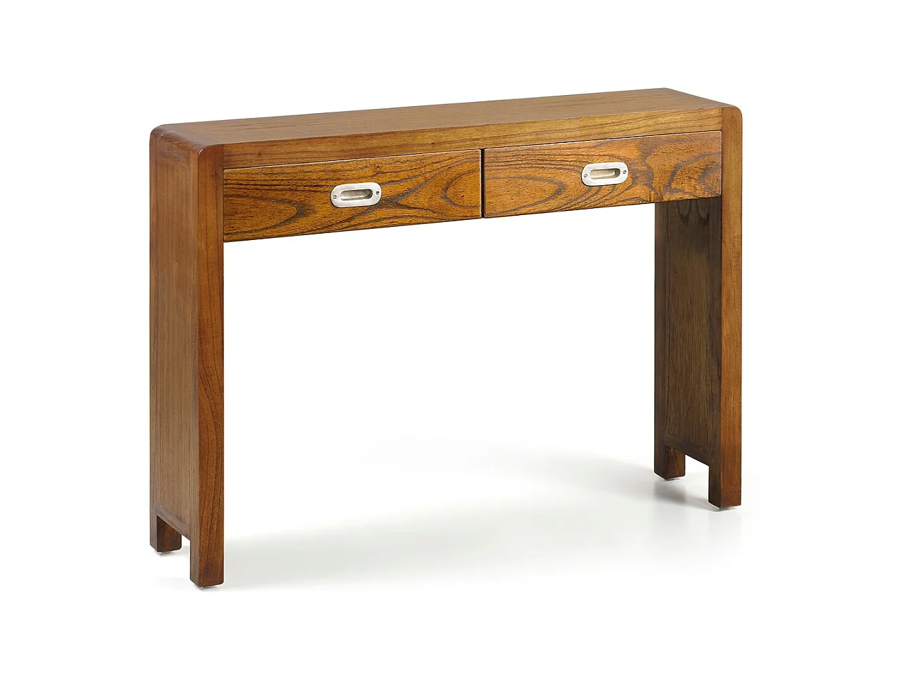 Console en bois massif de Mindy 2 tiroirs Sotchy 110cm