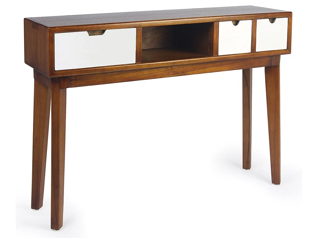 Console bois massif de mindi Kretos 110cm
