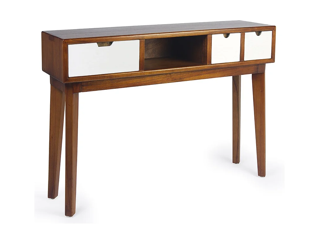 Console bois massif de mindi Kretos 110cm