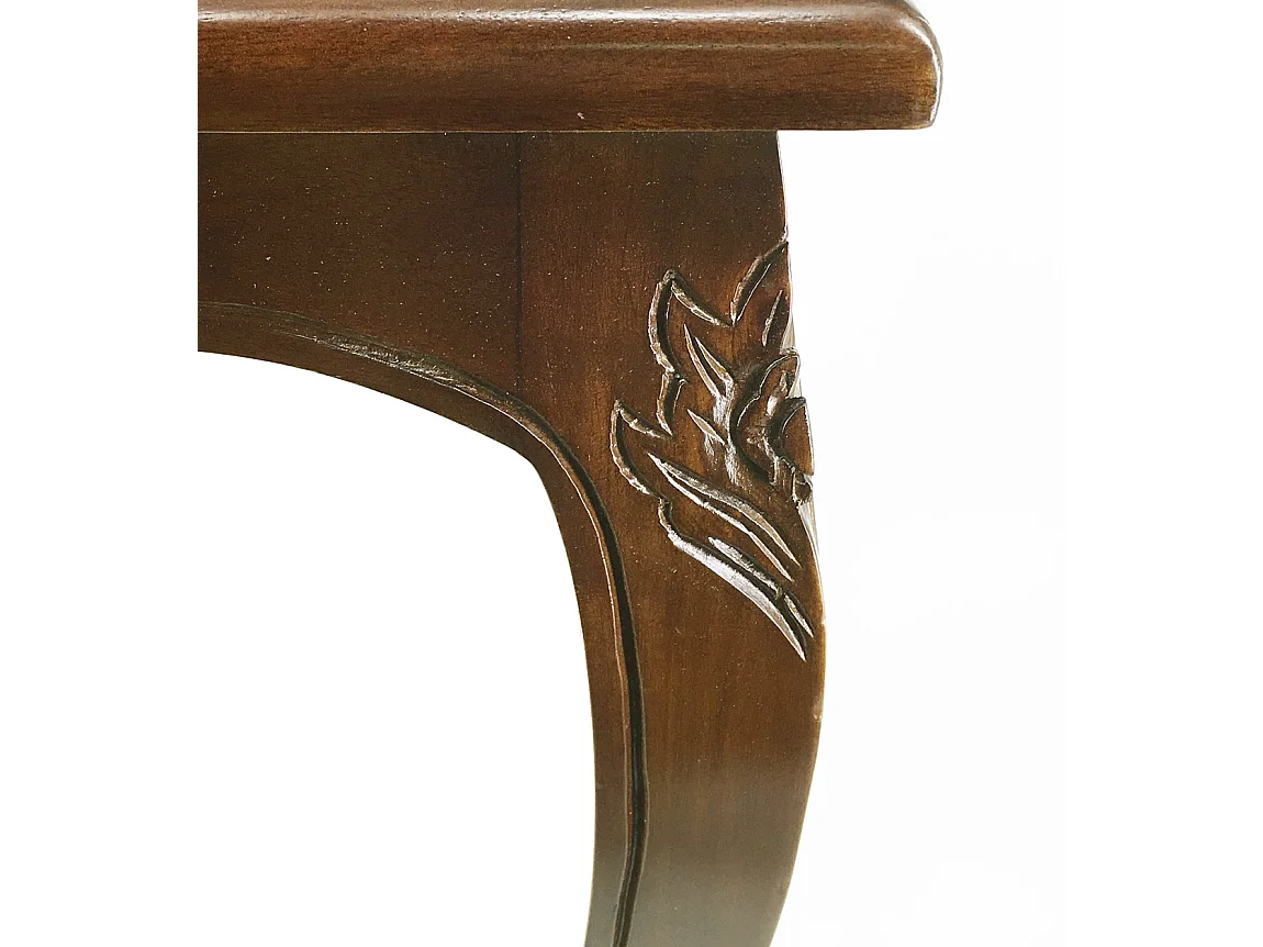 Table gigogne en bois d'acajou marron Castle - Lot de 3