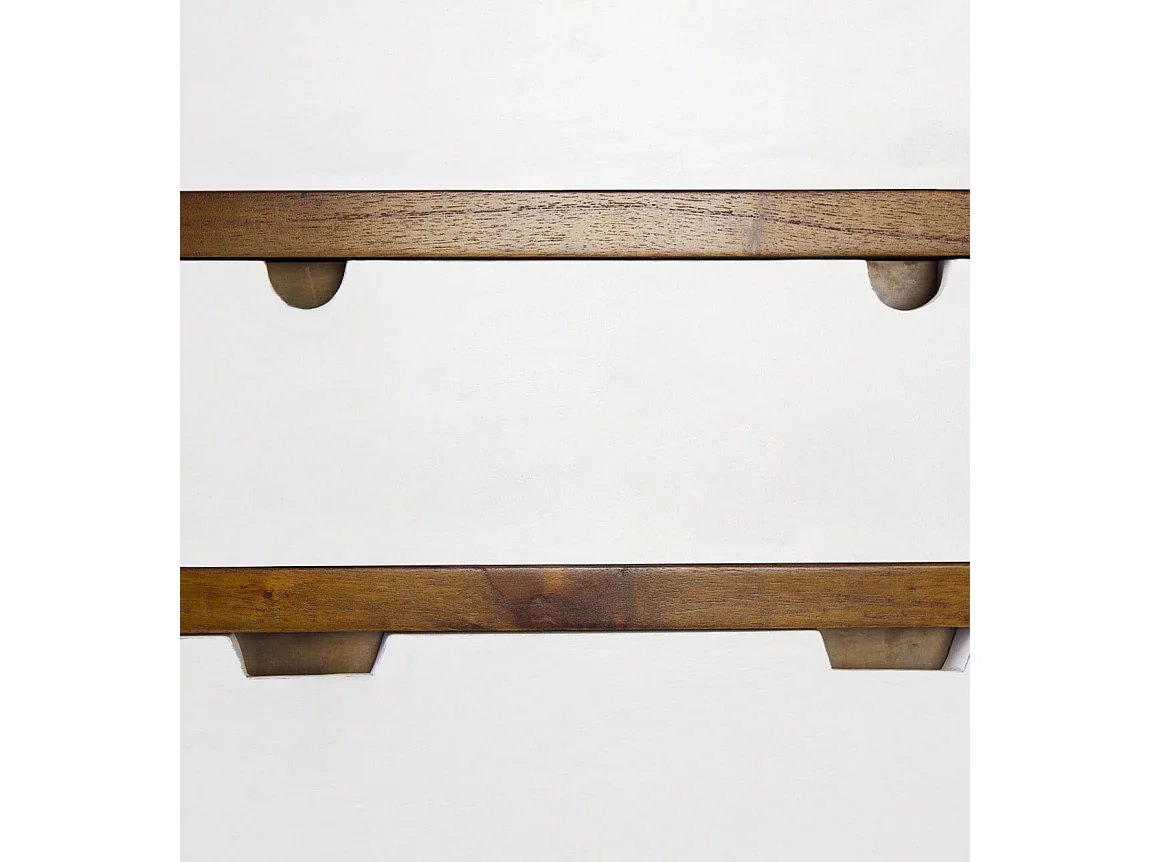 Commode haute 4 tiroirs et 1 niche bois massif de mindi Kretos 60cm