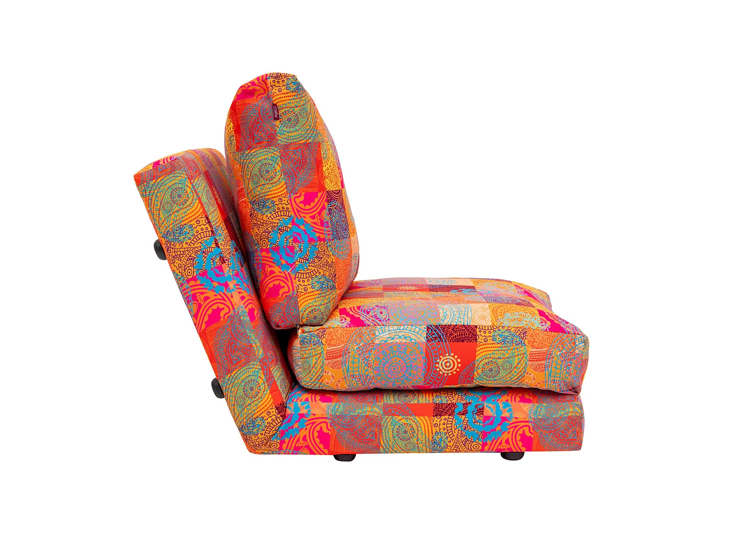 Fauteuil convertible multipositions patchwork Talya 60cm