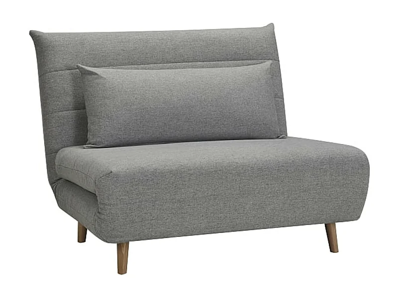 Fotel SPIKE szary rozkładany