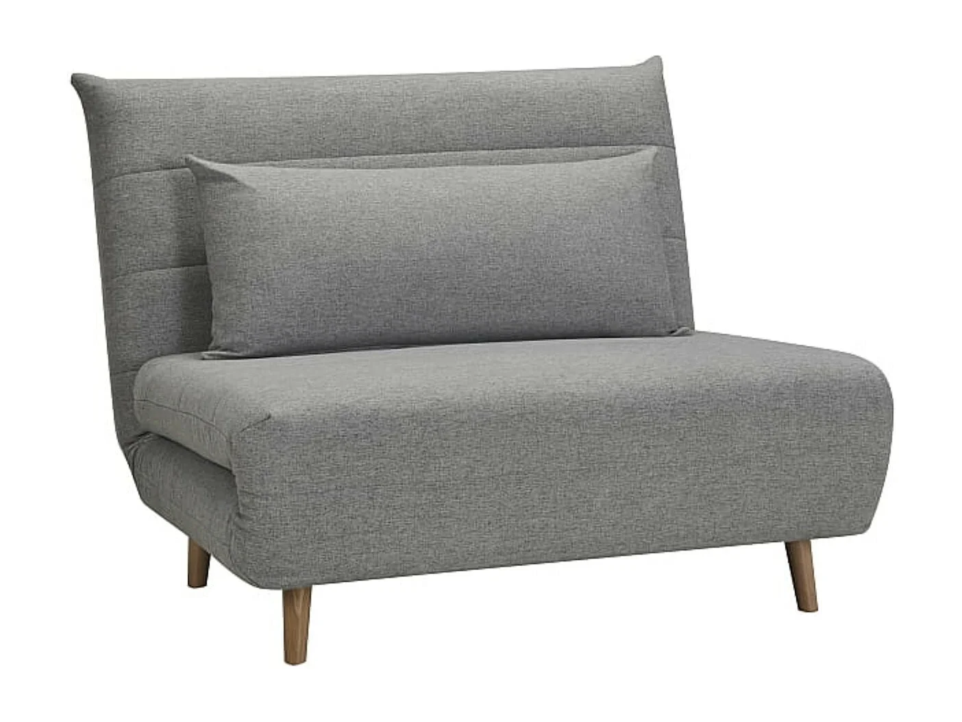 Fotel SPIKE szary rozkładany