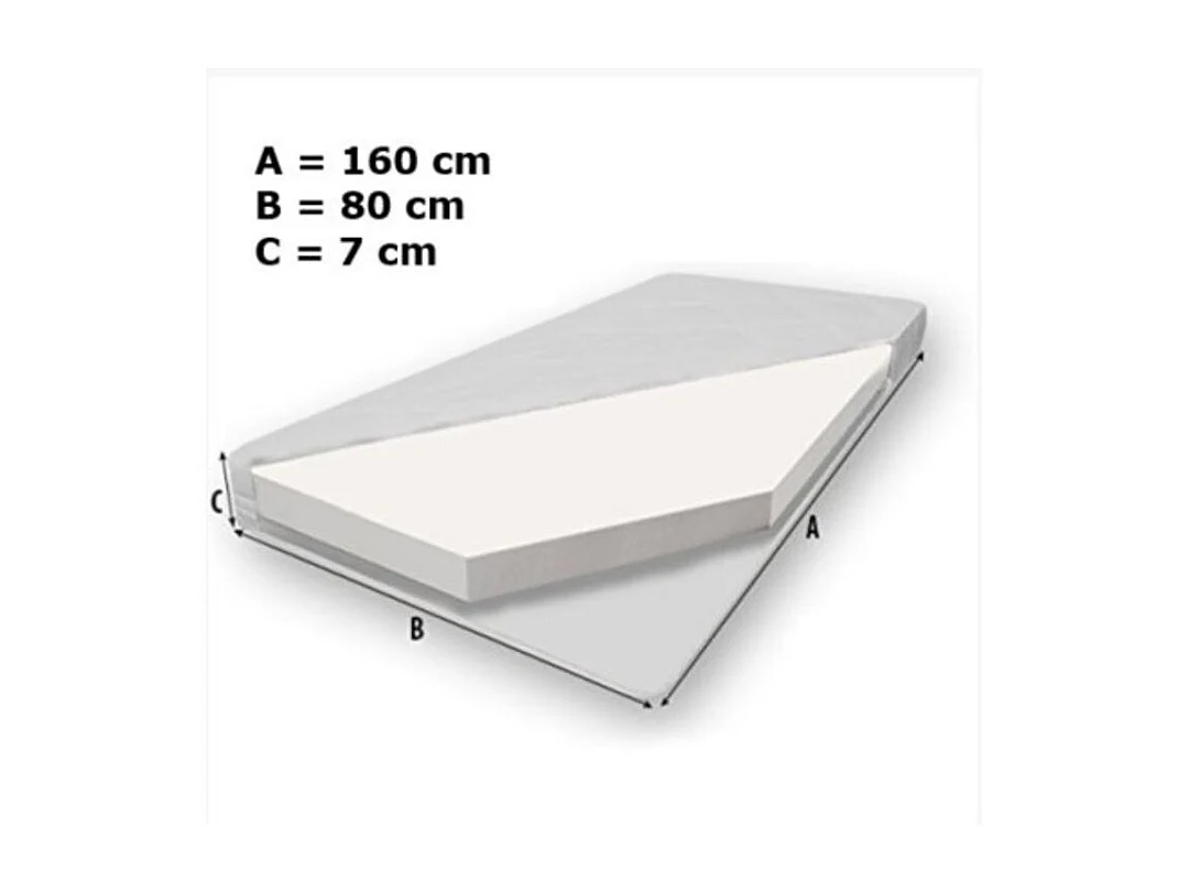 Lit enfant bois blanc imprimé chien et chat 70x140 ou 80x160 - Sommier et matelas inclus - Ondula-80x160