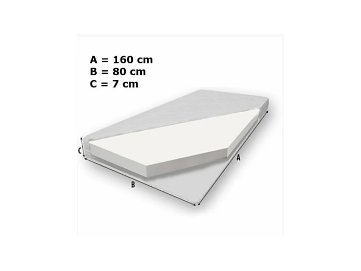 Lit enfant bois blanc imprimé ourson bleu 70x140 ou 80x160 - Sommier et matelas inclus - Ondula-70x140