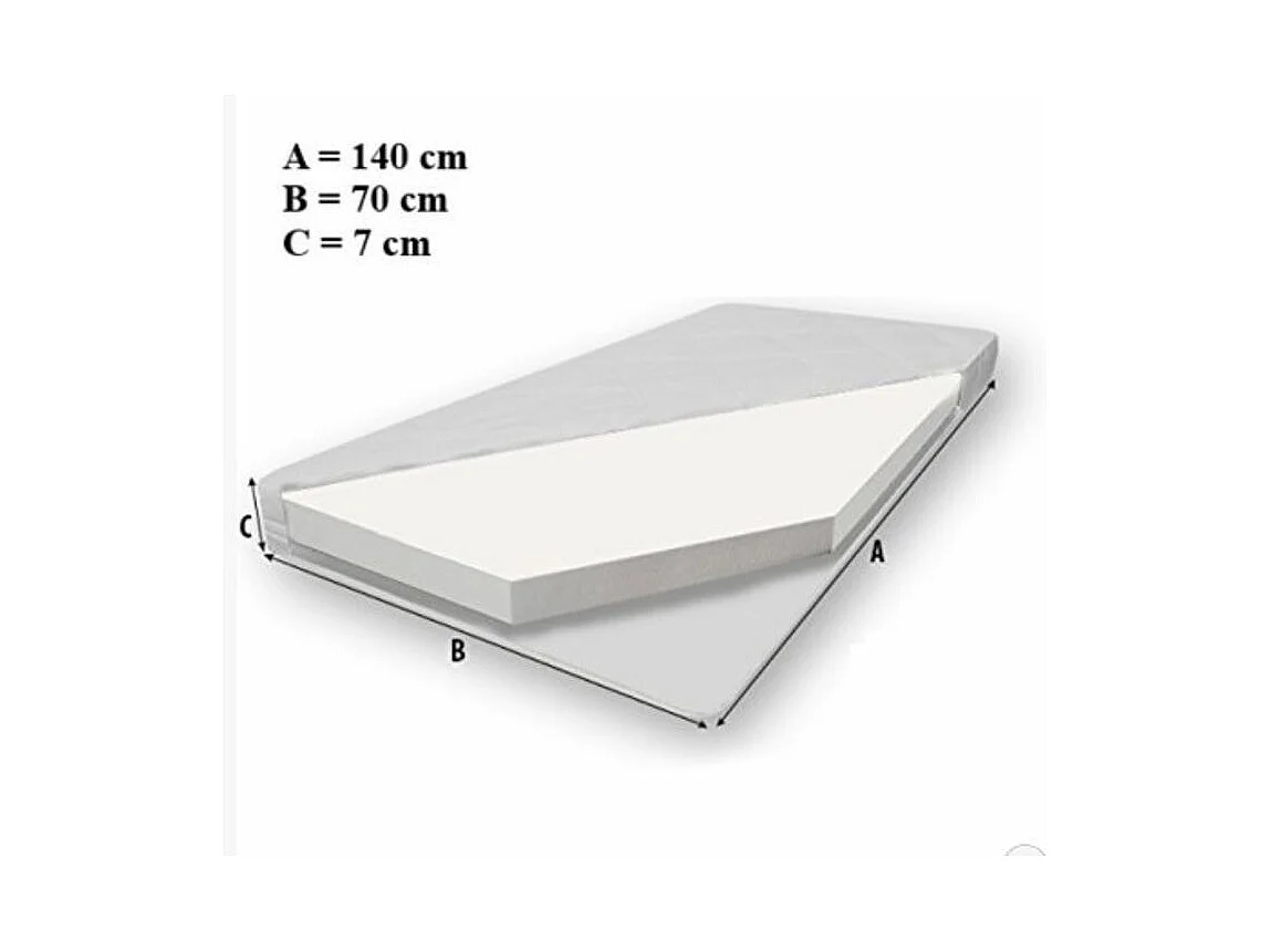 Lit enfant bois blanc à tiroirs avec imprimé voiture Cars 70x140 ou 80x160 - Sommier et matelas inclus - Ondula-80x160