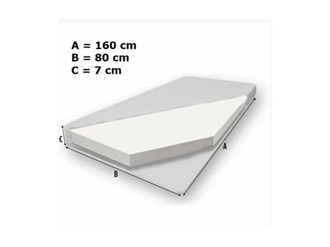 Lit enfant bois blanc à tiroirs 70x140 ou 80x160 - Sommier et matelas inclus - Ondula-70x140