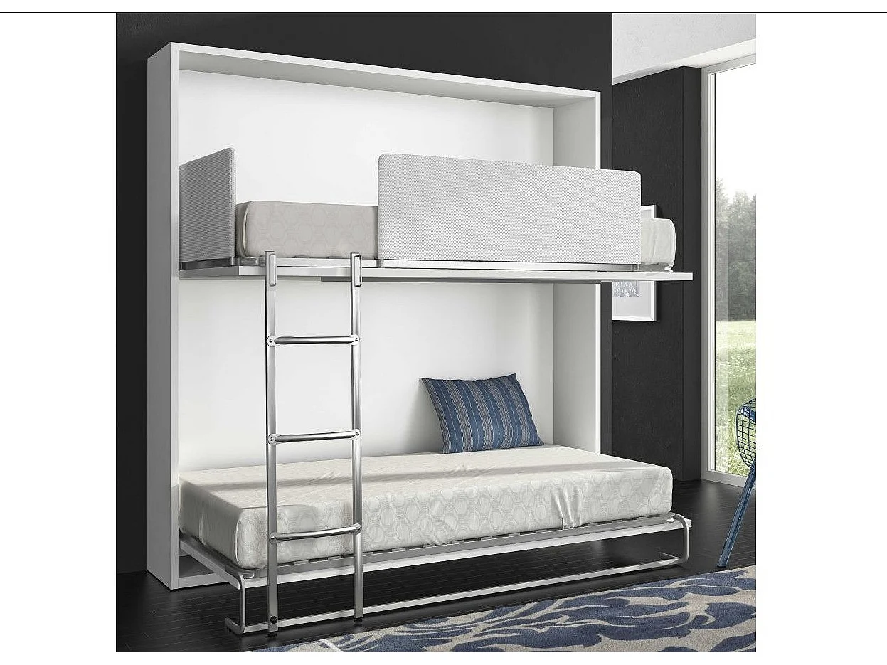 Noten opklapbaar stapelbed 2 bedden 90x190 cm Spaky