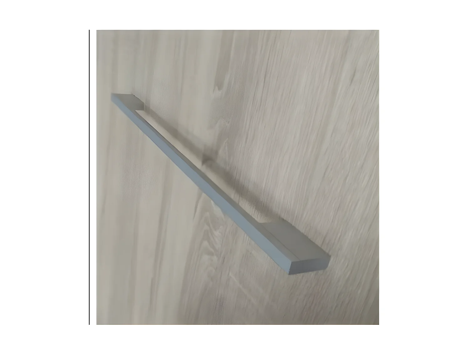 Lit escamotable 120x200 canapé etagere bureau Prolok-Avec matelas-Canapé Beige-Avec étagère-Structure et Façade Chêne clair