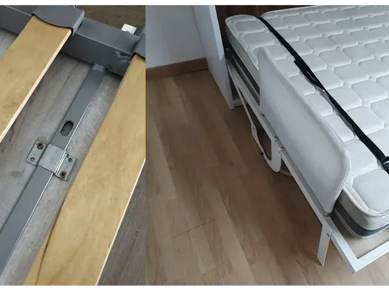 Cama vertical Banila-Color Gris antracita-Ropa de cama 140x190 cm