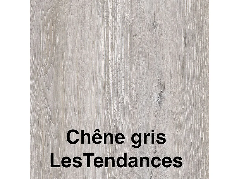 Lit escamotable vertical Banila-Chêne gris-90x190