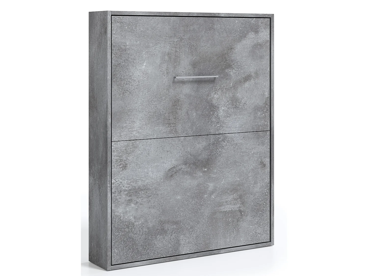 Lit escamotable vertical Banila-Gris ciment-80x180