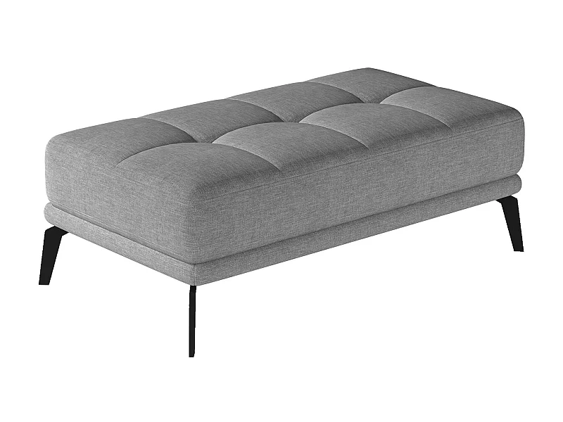 Pouf tissu gris souris Torpille 140cm