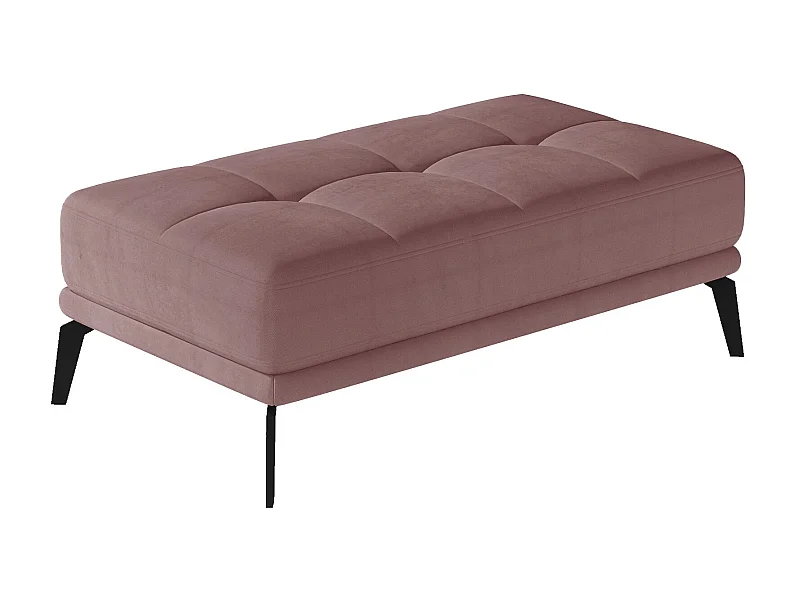 Pouf velours rose Torpille 140cm