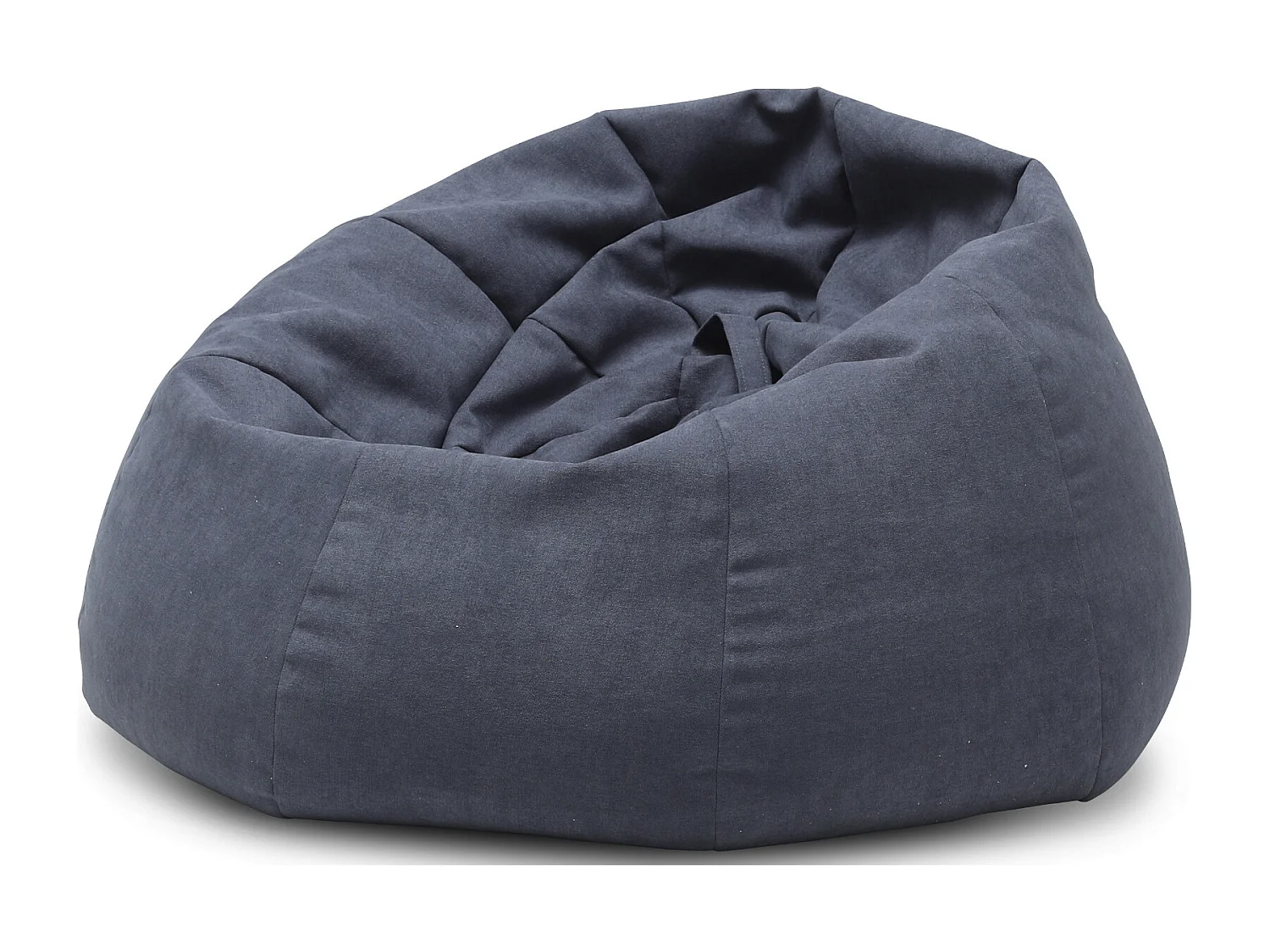 Pouf poire en tissu Komo-Couleur Gris foncé