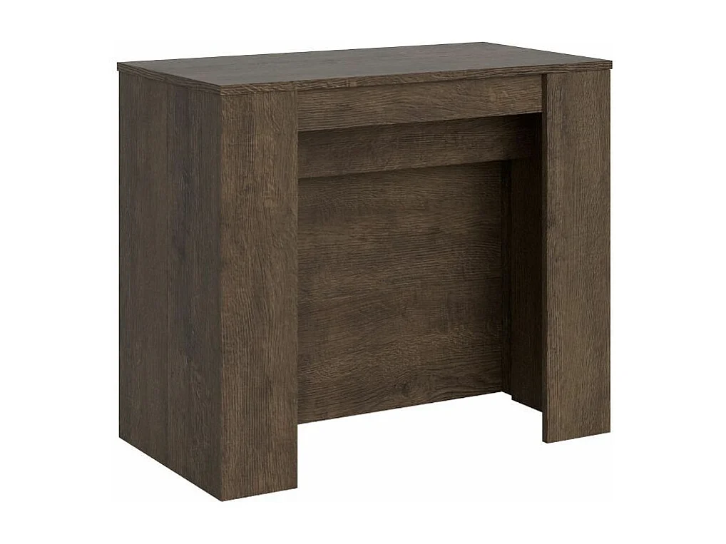 Console extensible en bois Barry-Couleur Naturel