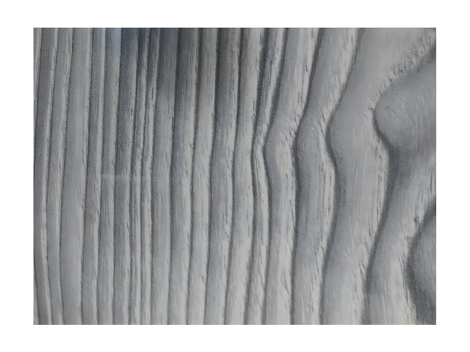 Armoire de chambre 4 portes battantes bois chêne grisé Nikoza 116cm