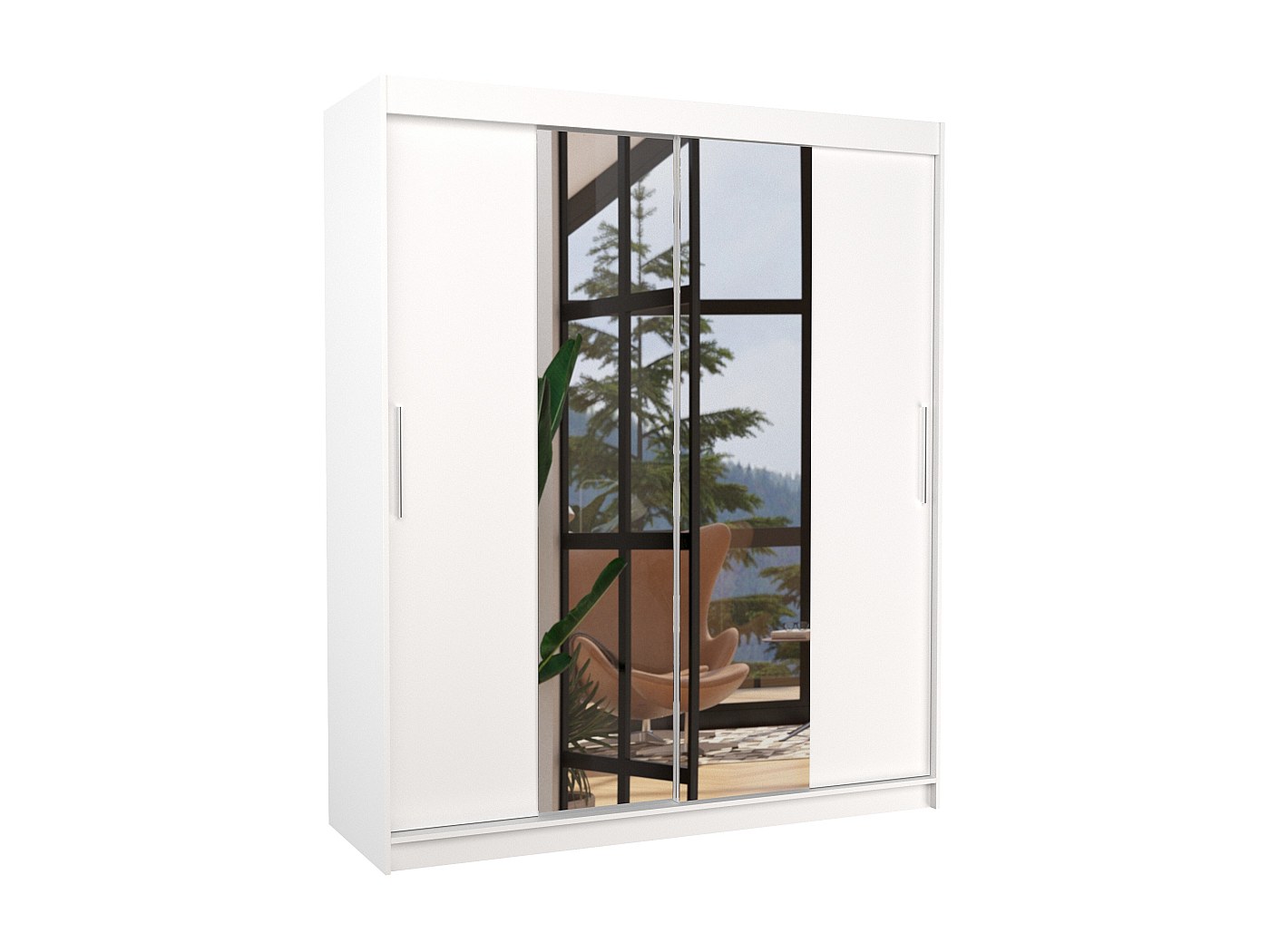 Armoire Plastique Pliable Avec Portes Magnétiques - 6 Compartiments, Tringle à Vêtements, Rangement Chambre Ou Dressing - 7