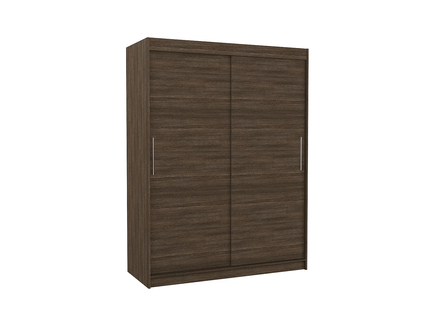 Armoire de chambre à coucher marron 2 portes coulissantes Douva 150cm