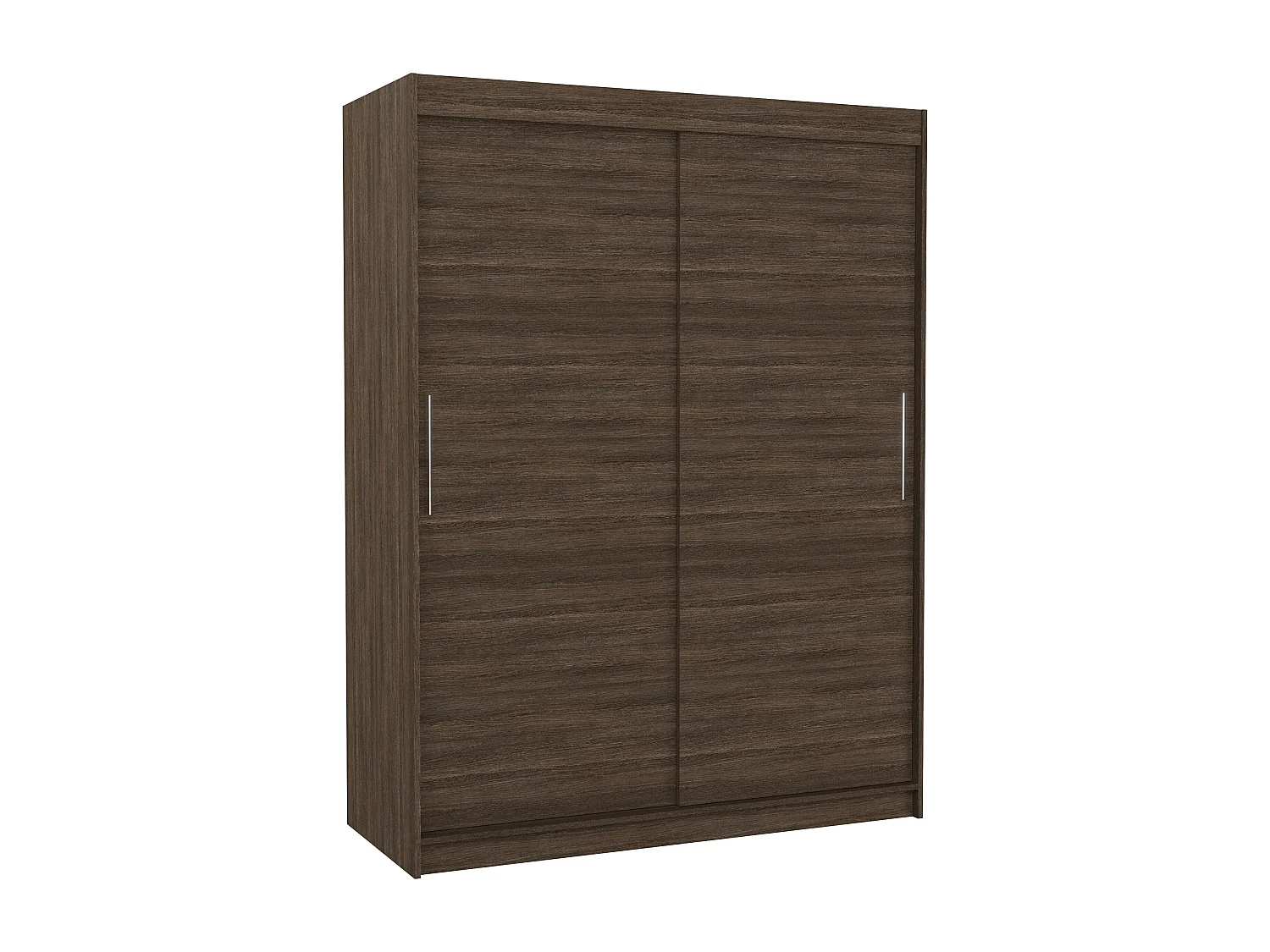 Armoire de chambre à coucher marron 2 portes coulissantes Douva 150cm