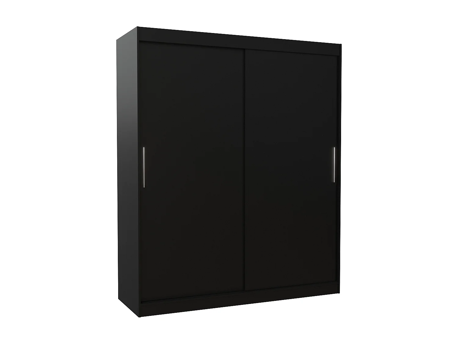 Armoire de chambre à coucher noir 2 portes coulissantes Kelly 180cm