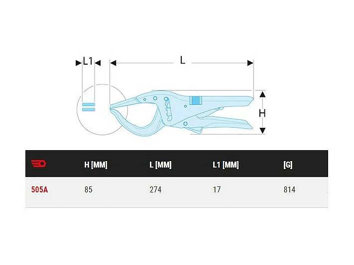Pince étau grande capacité FACOM 505APB